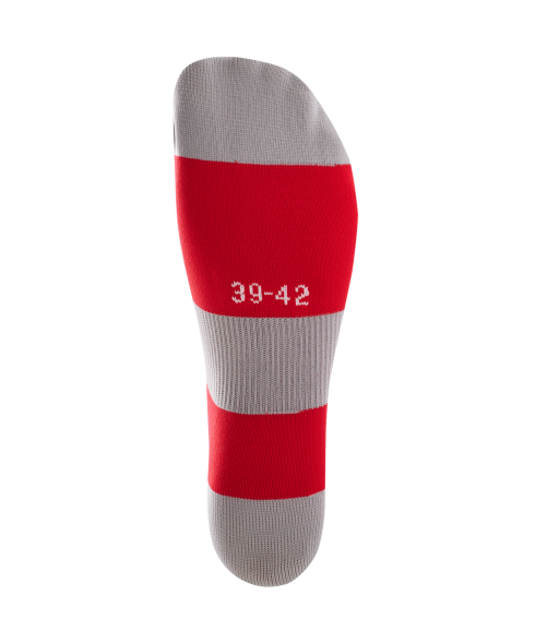 Гетры футбольные JOGEL CAMP BASIC SOCKS, красный/серый/белый