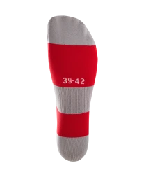 Гетры футбольные JOGEL CAMP BASIC SOCKS, красный/серый/белый