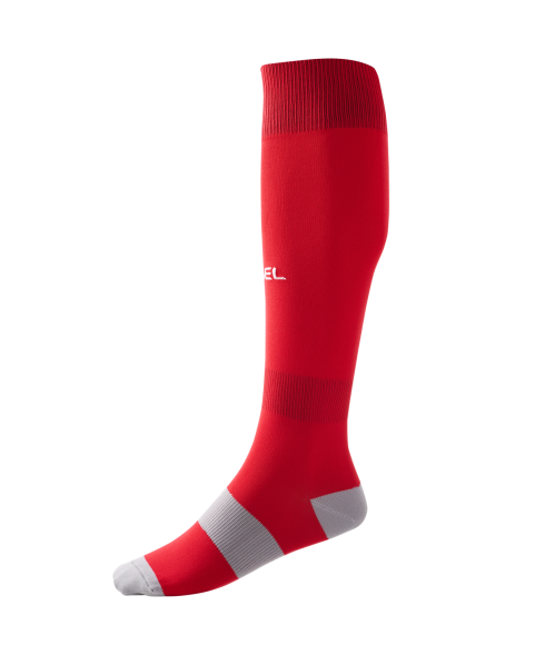 Гетры футбольные JOGEL CAMP BASIC SOCKS, красный/серый/белый