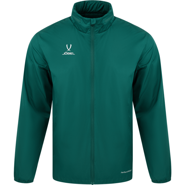 Куртка ветрозащитная JÖGEL DIVISION PerFormPROOF Shower Jacket, темно-зеленый, детский