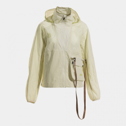 CHAQUETA CON CAPUCHA MIMETIC BEIGE