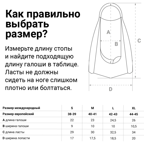Ласты для бассейна профессиональные TORRES F03, SWF032401GR, р.EU 38-39 (S), серо-черный