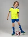 Детская футбольная форма KELME S/S Football Set Kid (Citric/Blue)