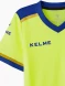 Детская футбольная форма KELME S/S Football Set Kid (Citric/Blue)