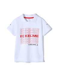 Детская футболка-поло KELME Boys Short Sleeve T-Shirt White