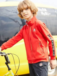 Детская олимпийка KELME Boys Cardigan Sweater Red