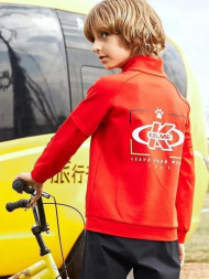 Детская олимпийка KELME Boys Cardigan Sweater Red