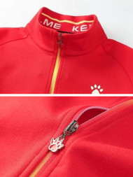 Детская олимпийка KELME Boys Cardigan Sweater Red