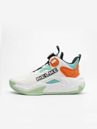 Детские баскетбольные кроссовки KELME Children's Basketball Shoes (White/Teal)