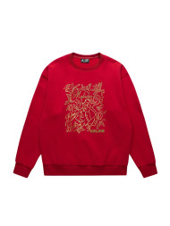 Свитшот KELME Fleece Crew Neck Sweatshirt Red