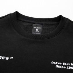 Свитшот KELME Round Neck Sweater Black