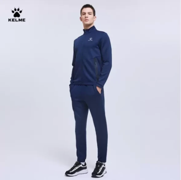 Спортивный костюм KELME Knit Jacket Suit Dark Blue