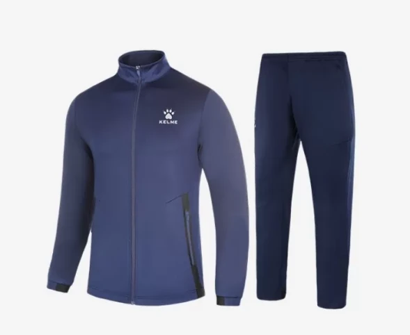 Спортивный костюм KELME Knit Jacket Suit Dark Blue