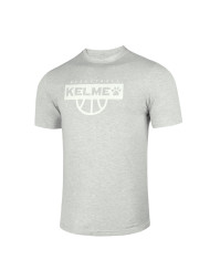 Футболка KELME Round Neck T-Shirt Grey