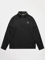 Олимпийка KELME Half Open Long Sleeve T-Shirt Black