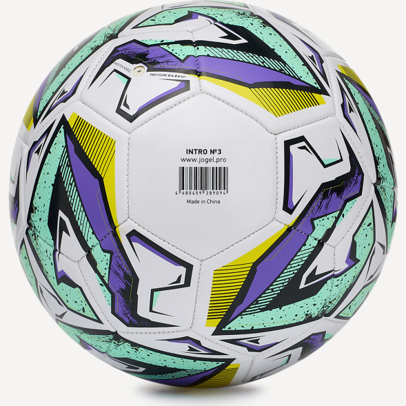 Мяч футбольный JOGEL Intro №3, белый