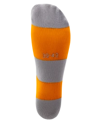 Гетры футбольные JOGEL CAMP BASIC SOCKS, оранжевый/серый/белый
