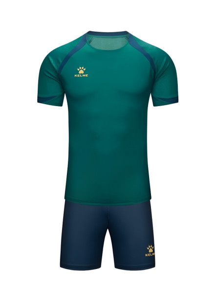 Футбольная форма KELME Football Uniform Set (Green/Dark Blue)