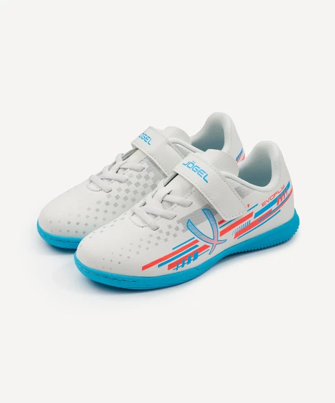 Бутсы зальные JOGEL Evofly IN Talant White/blue, детский