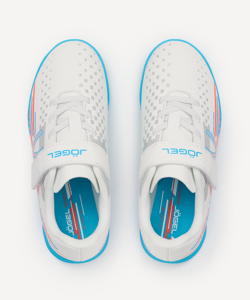 Бутсы зальные JOGEL Evofly IN Talant White/blue, детский