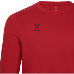Футболка баскетбольная с длинным рукавом JOGEL DIVISION PerFormDRY Pre-Match Longsleeve Jersey, красный