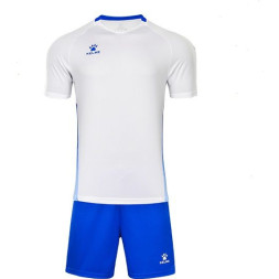 Футбольная форма KELME Short-Sleeved Football Suit (White/Blue)