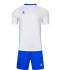 Футбольная форма KELME Short-Sleeved Football Suit (White/Blue)