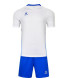 Футбольная форма KELME Short-Sleeved Football Suit (White/Blue)