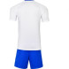Футбольная форма KELME Short-Sleeved Football Suit (White/Blue)