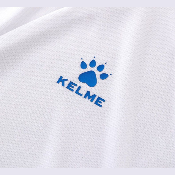 Футбольная форма KELME Short-Sleeved Football Suit (White/Blue)