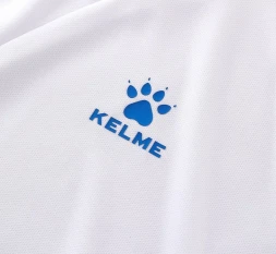 Футбольная форма KELME Short-Sleeved Football Suit (White/Blue)