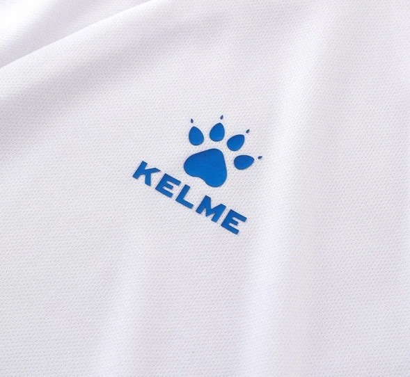 Футбольная форма KELME Short-Sleeved Football Suit (White/Blue)