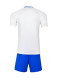 Футбольная форма KELME Short-Sleeved Football Suit (White/Blue)