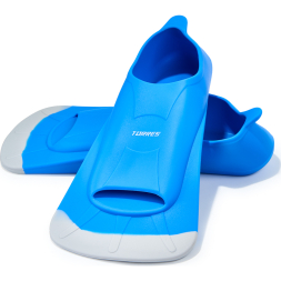 Ласты для бассейна TORRES F02, SWF022400GR, р. EU 32-34 (XXXS), салатово-серый