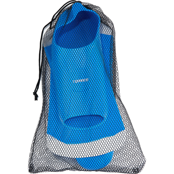 Ласты для бассейна TORRES F02, SWF022400GR, р. EU 32-34 (XXXS), салатово-серый