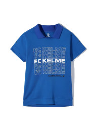 Детская футболка-поло KELME Boys Short Sleeve T-Shirt Blue
