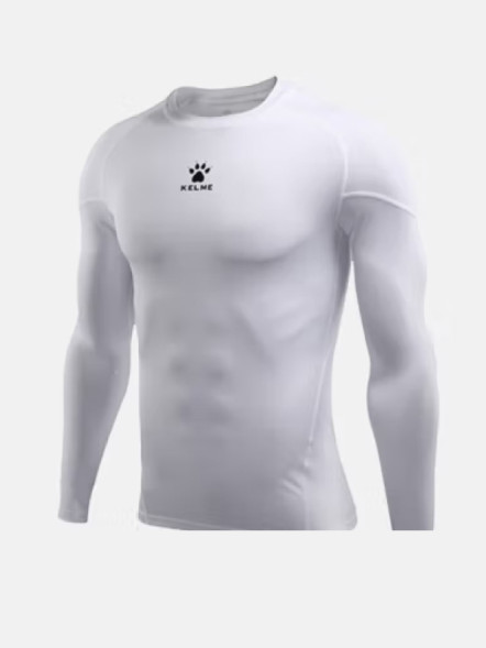 Термобелье (верх) KELME Long-Sleeved Tights White