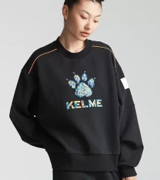Свитшот KELME Round Neck Sweater Light Blue