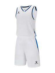 Детская баскетбольная форма KELME Children's Basketball Uniform (White/Blue)