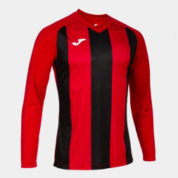Футболка игровая JOMA с длинным рукавом PERFORMANCE Красный-черный