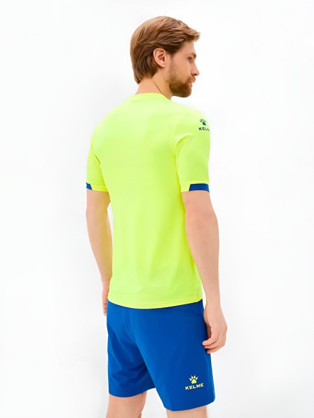 Футбольная форма KELME Short Sleeve Football Set (Light Green/Blue)