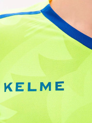 Футбольная форма KELME Short Sleeve Football Set (Light Green/Blue)
