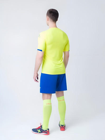 Футбольная форма KELME Short Sleeve Football Set (Light Green/Blue)