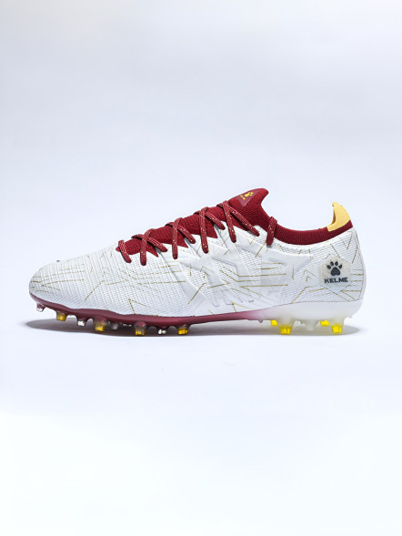 Бутсы KELME Men's Football Shoes (MG) (White/Red)