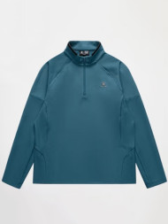 Олимпийка KELME Half Open Long Sleeve T-Shirt Light Blue