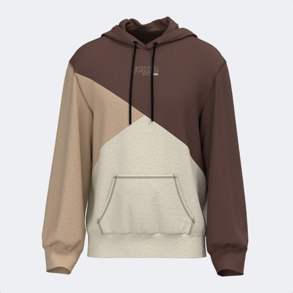 SUDADERA CON CAPUCHA MIMETIC MARRÓN