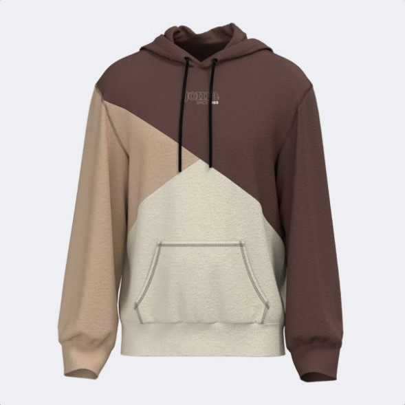 SUDADERA CON CAPUCHA MIMETIC MARRÓN