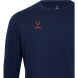 Футболка баскетбольная с длинным рукавом JÖGEL DIVISION PerFormDRY Pre-Match Longsleeve Jersey, темно-синий