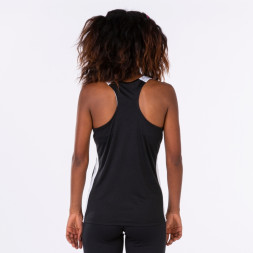 Майка на бретельках RECORD II Черный-белый