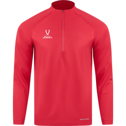 Джемпер ветрозащитный JÖGEL PREMIER PerFormPROOF 1/4 Zip Wind Top, красный